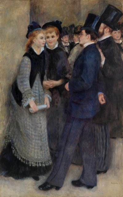La Sortie du conservatoire von Pierre Auguste Renoir